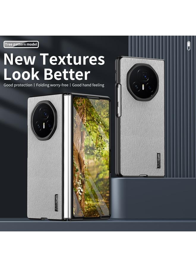 زبون جراب هاتف Honor Magic V3 المصنوع من جلد لحاء الشجر المقاوم للصدمات - Image 3