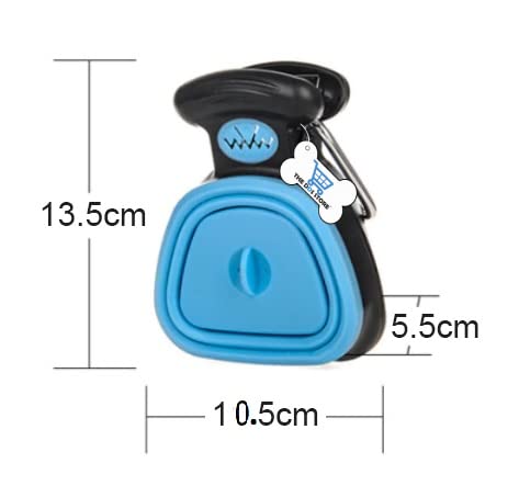 THE DDS STORE Portable Pet Pooper Scooper for Dog Cat Poop Scoop, Easy to Use Handheld Animal Waste Picker with Poo Bag Dispenser and 15 Waste Bags - Image 4