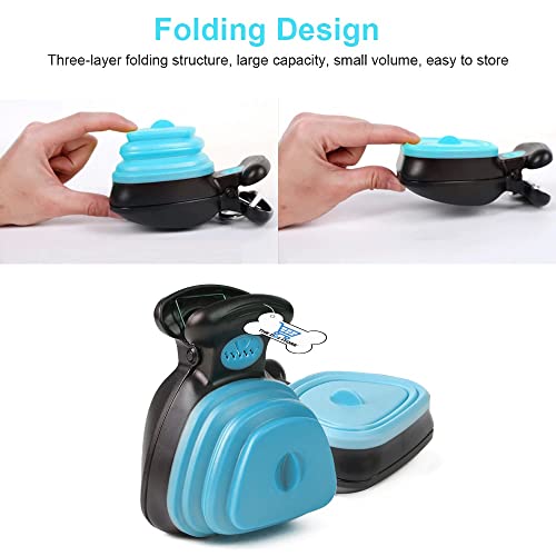 THE DDS STORE Portable Pet Pooper Scooper for Dog Cat Poop Scoop, Easy to Use Handheld Animal Waste Picker with Poo Bag Dispenser and 15 Waste Bags - Image 3