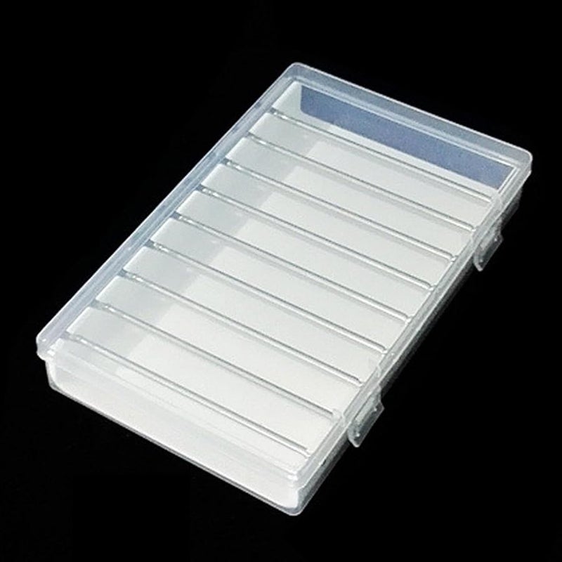 Large Clear Acrylic Storage Box with Stainless Steel Rods for Beads and Jewelry Organization Display - Image 3