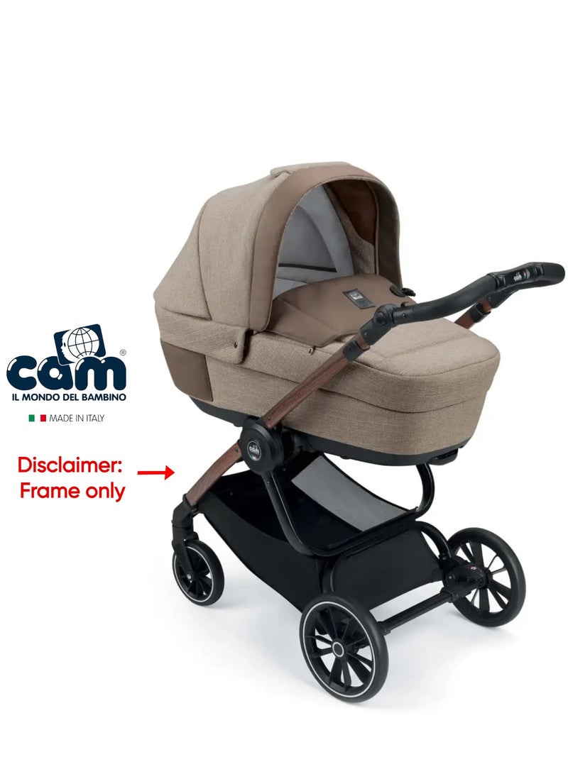 cam عربة أطفال تكنو قابلة للطي بإطار خفيف الوزن من الألومنيوم وقاعدة عالمية للأطفال حديثي الولادة من 0 إلى 22 كجم - Image 4