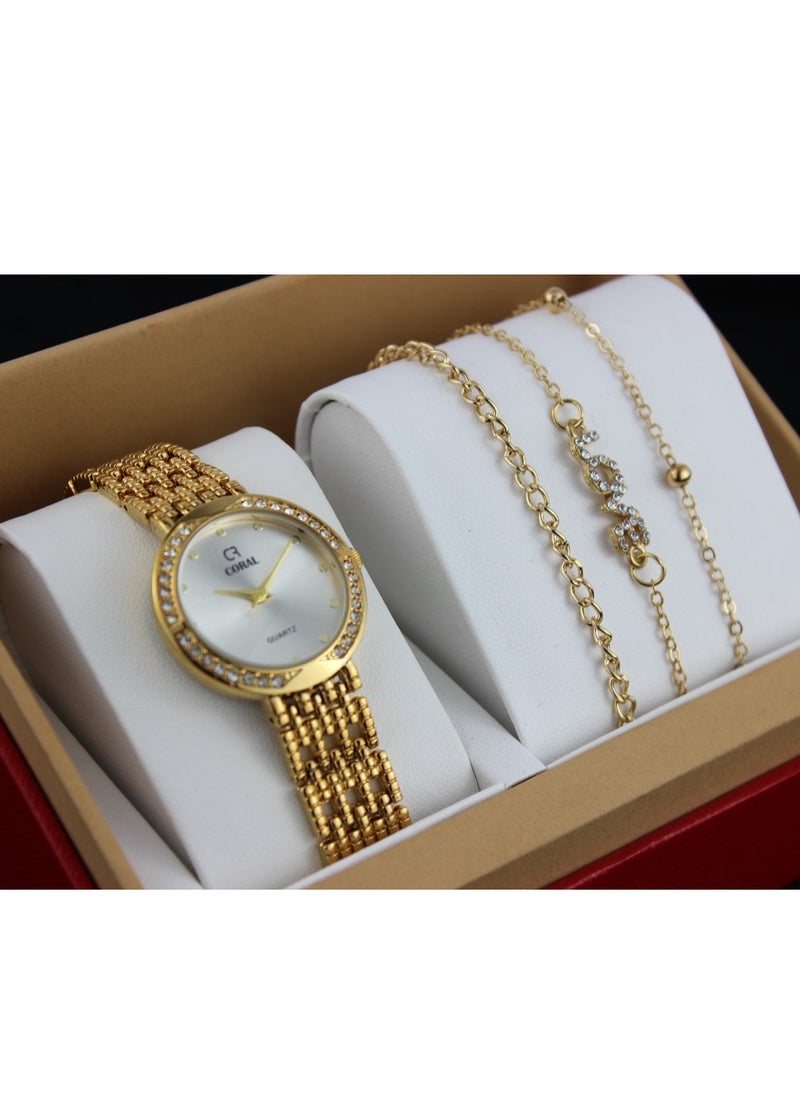 Reclaim with Argireline Women's evening watch set 