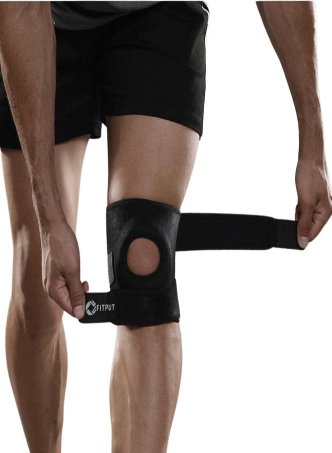 FITPUT دعامة الركبة القابلة للتعديل من FITPUT لتخفيف الألم، والتمارين الرياضية، والجري، والتهاب المفاصل، والتعافي من الإصابات، وحماية المفاصل | دعامة ضغط للركبة للرجال والنساء - Image 1