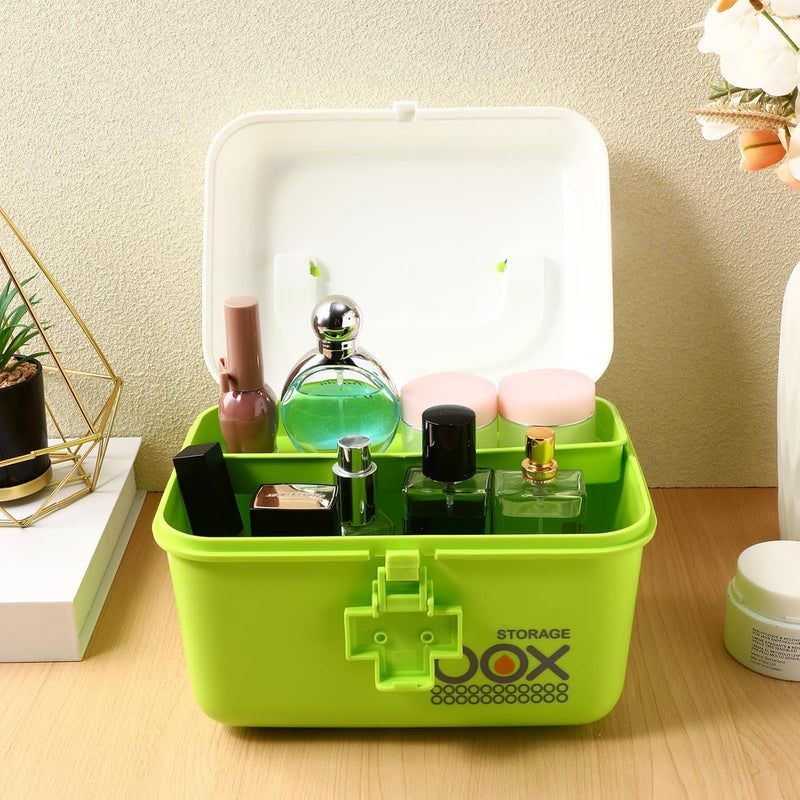 Healeved Portable Medicine Kit First Aid Storage Box Medicine Organizer Box Aid Kit 21x16.5x15cm - Image 3