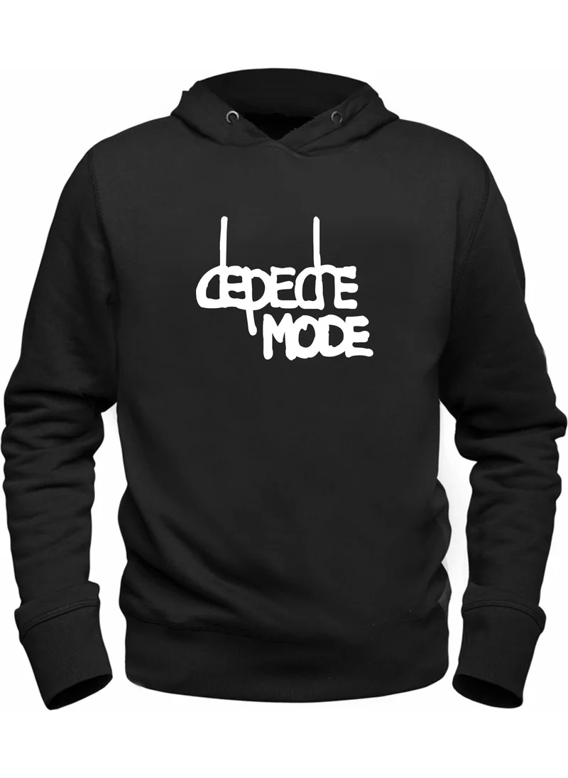 Alfa Tshirt Depeche Mode Printed Black Sweatshirt