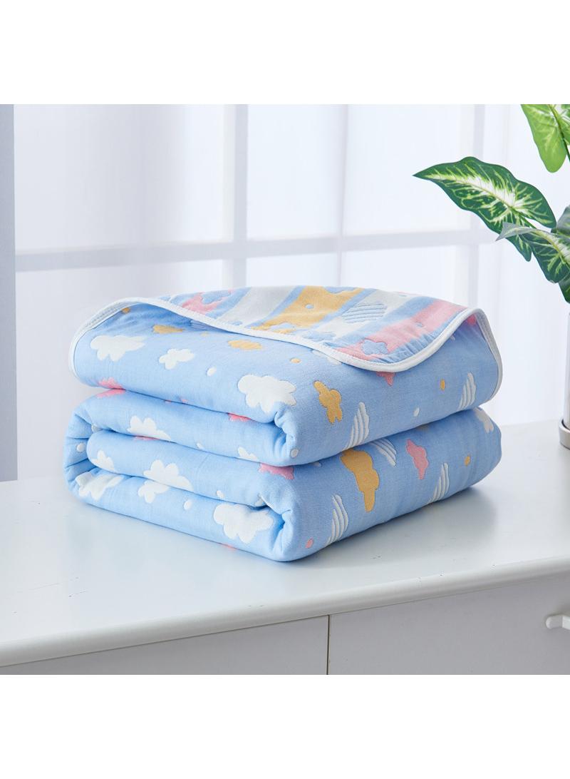 Y&D 150*200cm Six Layer Absorbent Cotton Towel Summer Cool Blanket  - Image 1