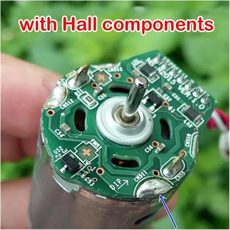 385 Electronic Starter DC12V 24V 6600 13600 RPM Carbon Brush Large Torque Dual Shaft Motor - Image 4
