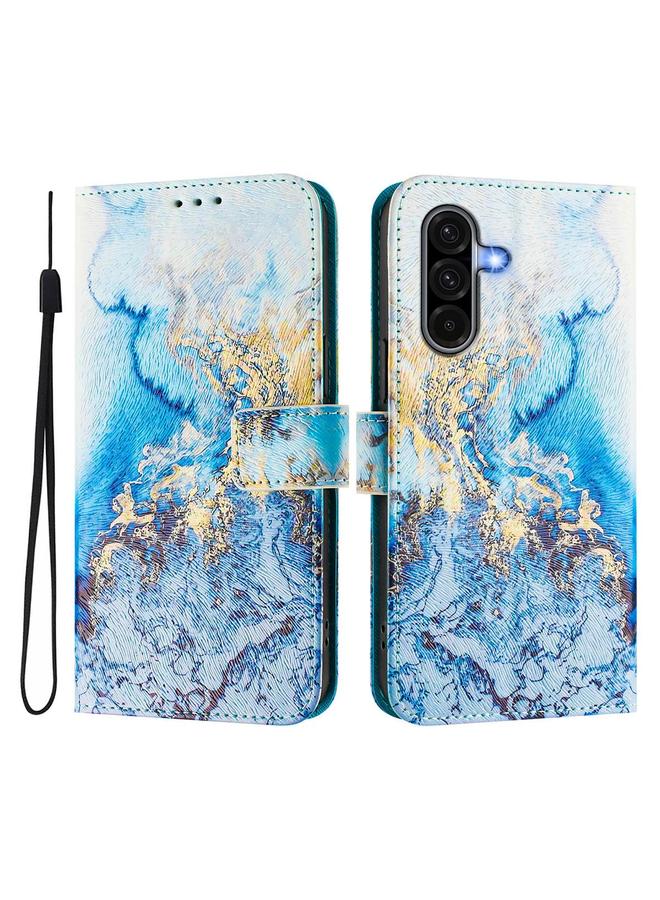 The Bros Case For Samsung Galaxy A26 5G Painted Leather Phone Case with Card Slots ＆ Holder