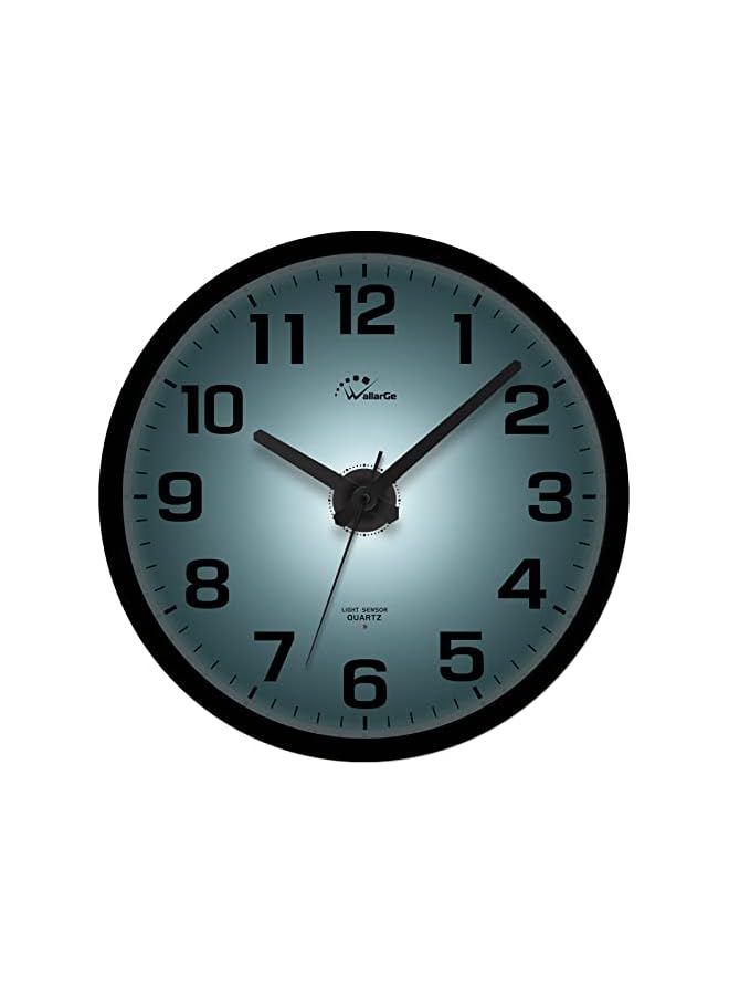 The Bros Night Light Wall Clock for Bedroom - Silent Luminous Big Wall Clock Glow in The Dark, Battery Operated for Living Room/Kitchen, Easy to Read Large Digital Display, 12 Inch - Image 2