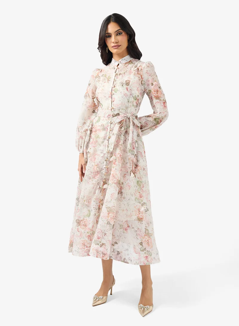 Khizana Floral Print Dress