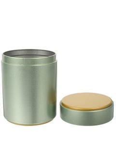 KASTWAVE Stainless Steel Tea Storage Tins, with Airtight Lids, 2-Pack Small Tea Tin Canisters, Leaf Tea storage Airtight Kitchen Canisters for Loose Tea, Herbs, Coffee, Cube Sugar (Light Green)  - Image 5