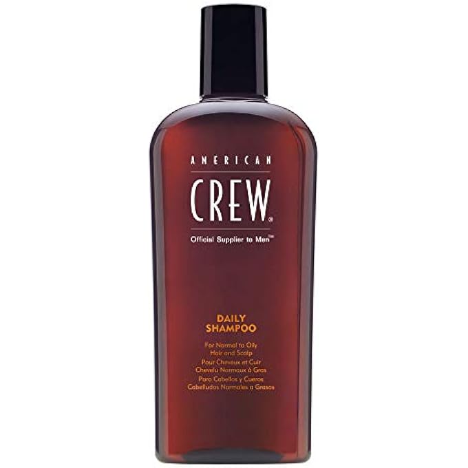 Men's Shampoo by American Crew, Moisturizing Shampoo for Oily Hair, 8.45 Fl Oz