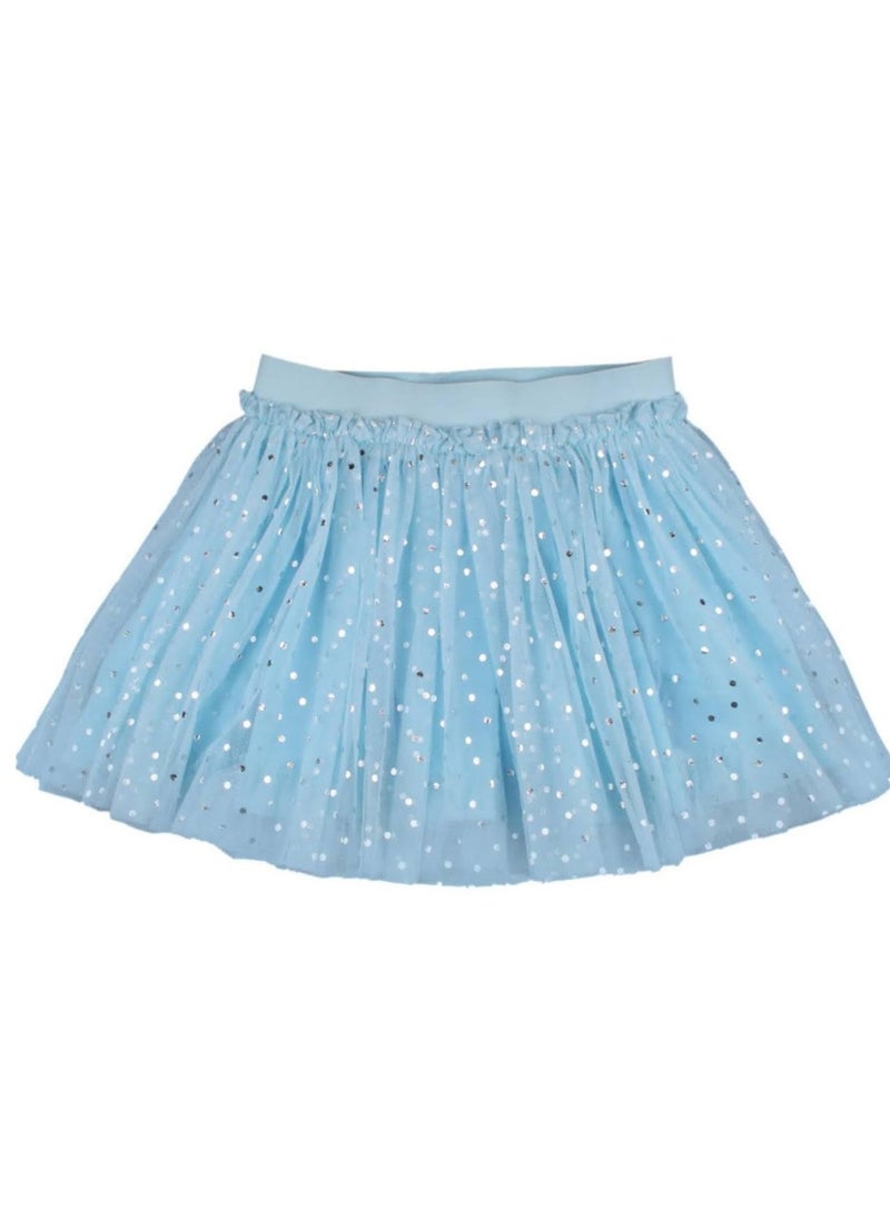 KIDS TV Birthday  Girls Skirt glitter blue 