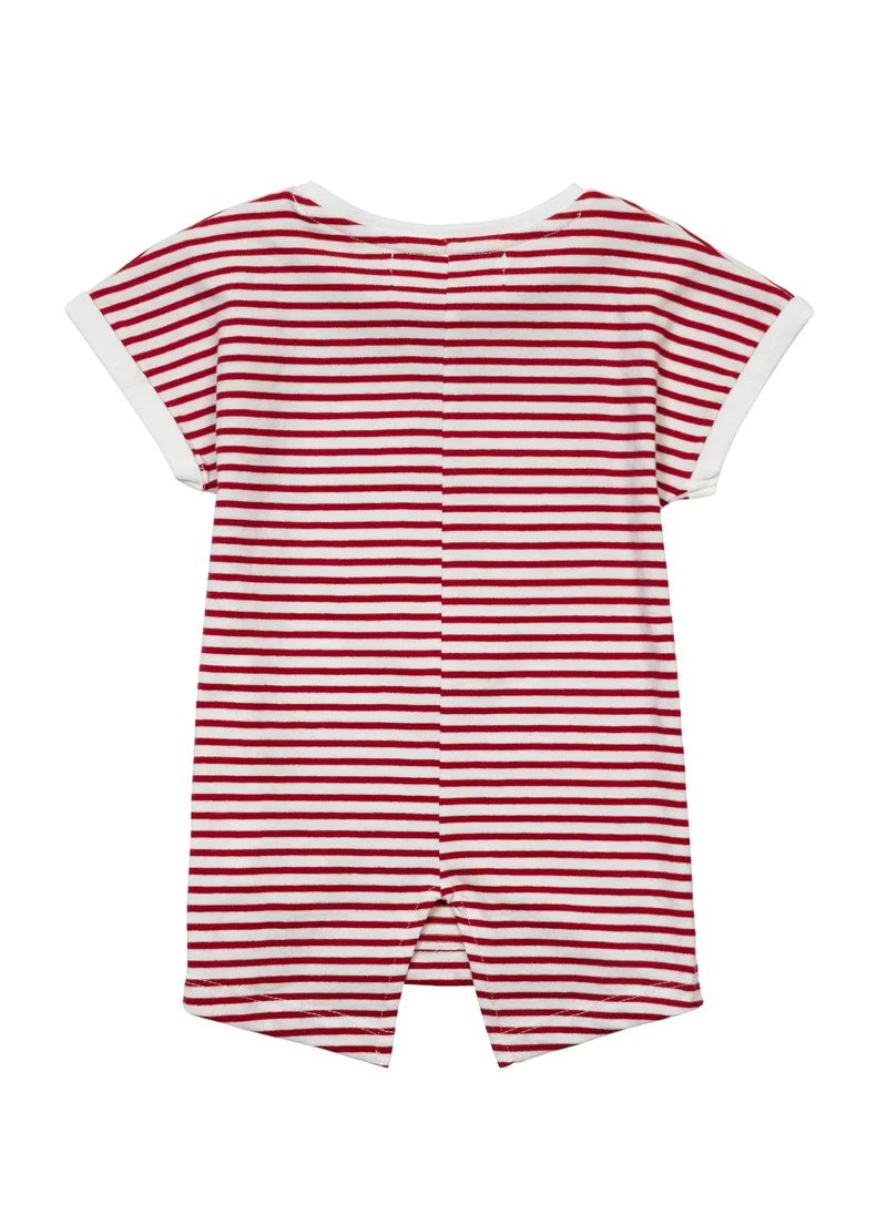 مينوتي Kids Girls Cotton T-Shirt With Sequins