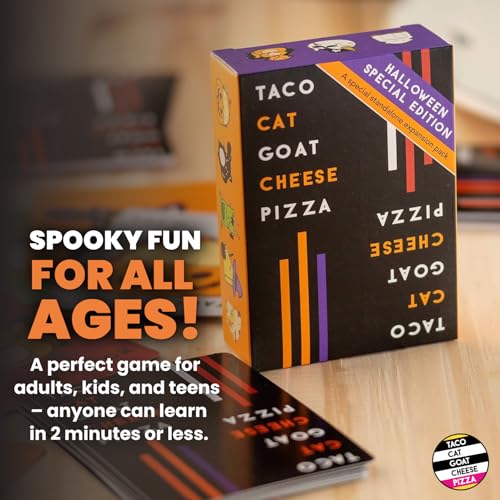 Dolphin Hat Games Taco Cat Goat Cheese Pizza Halloween Edition Wildly Spooky Card Game for Family Game Night | Easy to Play 15 Minute Rounds | Fun for Kids, Teens, Adults, and Families | 2-8 Players - Image 3