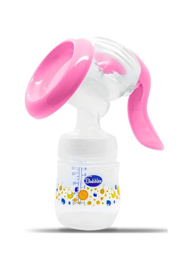 Bubbles Natural Built-in Breast Pump with Bottle – 150 ml (Rose) - pzsku/ZEFBBEB127026241E9A3BZ/45/_/1737906419/e07746f3-4b95-496e-bc68-2a85a6217720