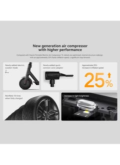 Xiaomi Xiaomi Portable Electric Air Compressor 2,A Faster, Better helpImproved Inflation Performance,  - Image 5