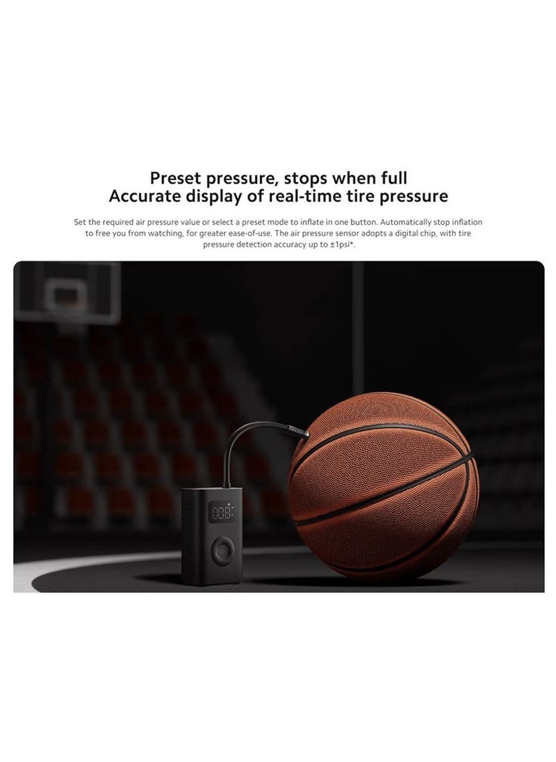 Xiaomi Portable Electric Air Compressor 2,A Faster, Better helpImproved Inflation Performance,