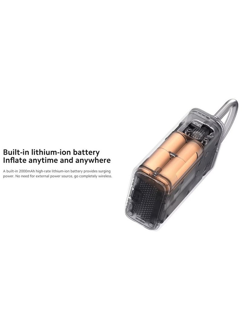 Xiaomi Portable Electric Air Compressor 2,A Faster, Better helpImproved Inflation Performance,