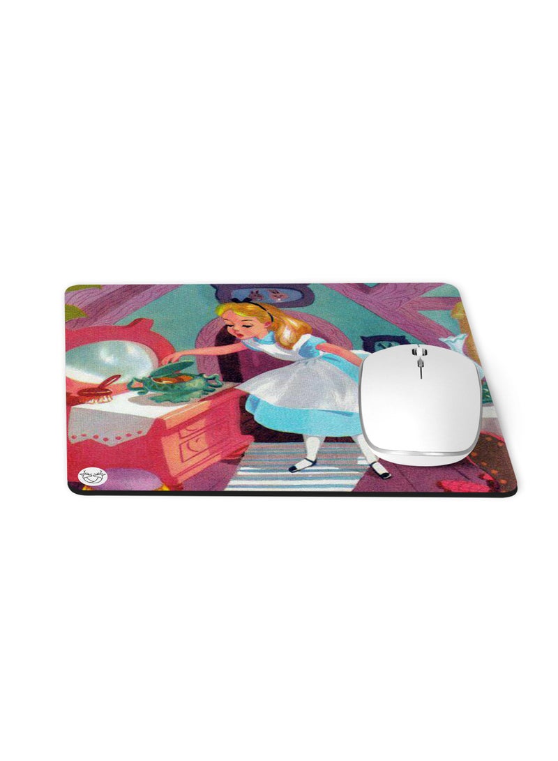 Reeman Design Mousepad with Alice in Wonderland design