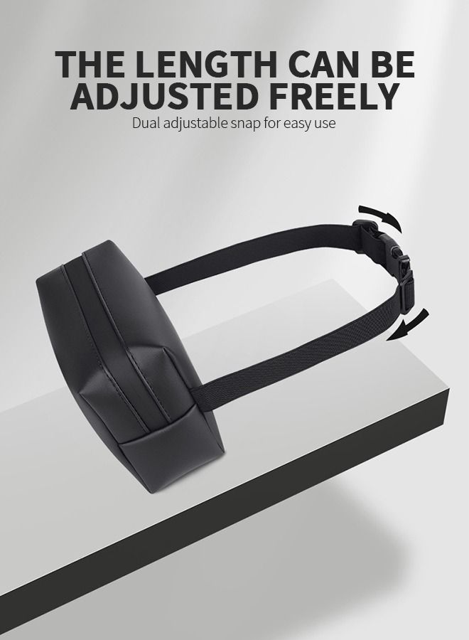 GROIC Car Tissue Holder, Car Armrest Box Tissue Holder, PU Leather Backseat Tissue Case Holder for Vehicle,Binding Napkin Paper Box,Automotive Interior - Image 2