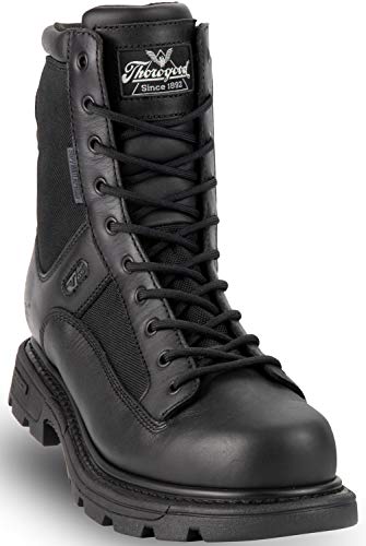 Thorogood GEN-Flex2 8” Side-Zip Waterproof Black Tactical Boots for Men and Women - Lightweight Leather and Nylon with Slip-Resistant Outsole; EH Rated, Black - 10 M US - Image 5