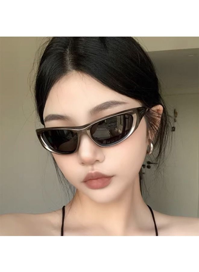 Y2K Sports UV Protection Sunglasses, UV400 Polarized Cycling Safety Sports Shades, Windproof Goggles for Baseball Golf (Black) - Image 5