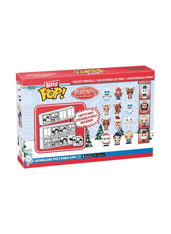 Funko Funko Bitty Pop! Rudolph: Mini Collectible Toys 4-Pack - Rudolph®, Charlie-in-The-Box™, Misfit Elephant™, & Mystery Chase Figure (Styles May Vary)  - Image 3