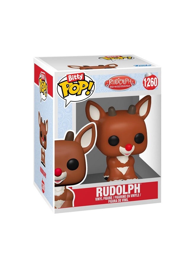 Funko Funko Bitty Pop! Rudolph: Mini Collectible Toys 4-Pack - Rudolph®, Charlie-in-The-Box™, Misfit Elephant™, & Mystery Chase Figure (Styles May Vary)  - Image 4