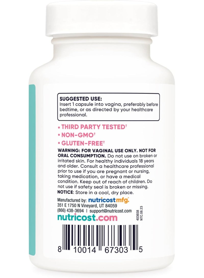 Nutricost Women Boric Acid 600mg 30 Capsules - Image 2