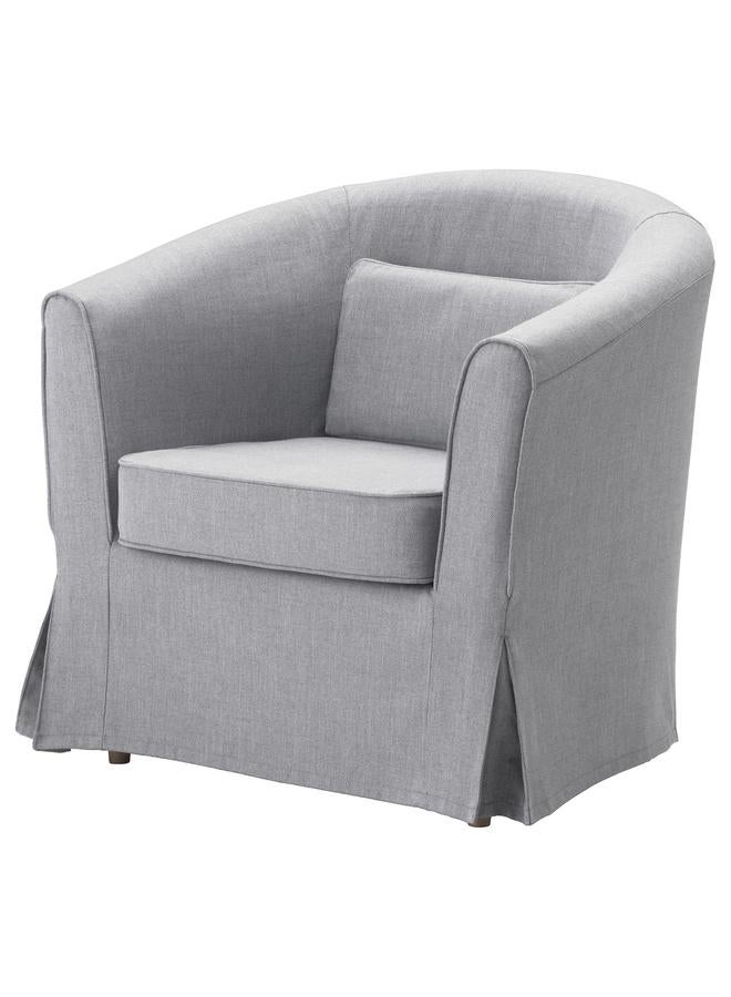Zaboon Armchair Cover, Nordvalla Medium Grey - Image 1