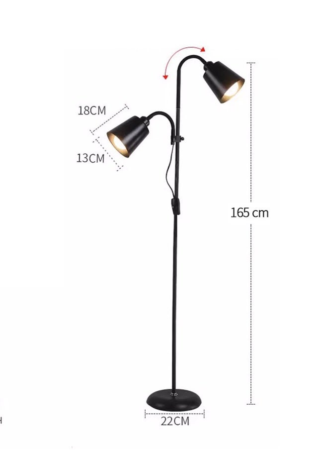 Sumkyle - Floor Lamp, Modern Design Standing Lamp, White Lampshade, Tall Lamp, Suitable for Living Room/Bedroom/Study/Office - Image 1