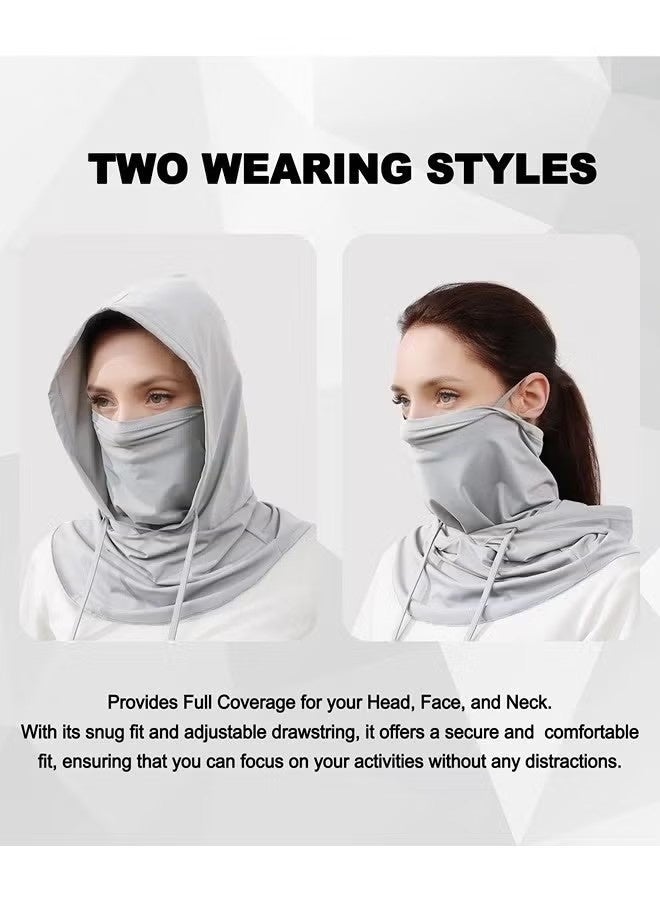 2 PCS Balaclava Face Mask Sun UV Protection Hood Breathable Full Head Mask Face Cover for Men Women Cycling Skiing Fishing - Image 4