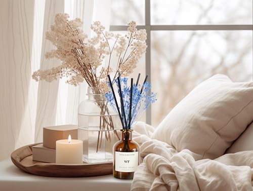 WEALD TRIBE Flower Reed Diffuser Set Ocean Mist & Sea Salt Scent for Bathroom Air Fresheners | 4.0 fl oz Essential Oils with Sticks Home Fragrance Defusers | House Bedroom Office Shelf Decor & Gift - Image 5