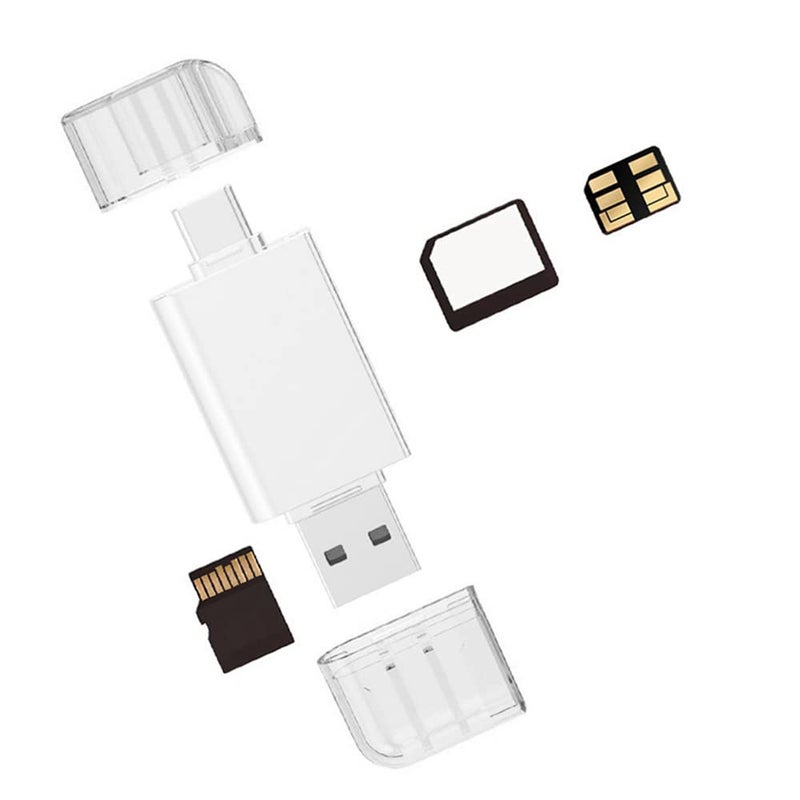 JSER USB-C Type C USB 2.0 to NM Nano Memory Card & TF Micro SD Card Reader Compatible for Huawei Cell Phone & Laptop - Image 5