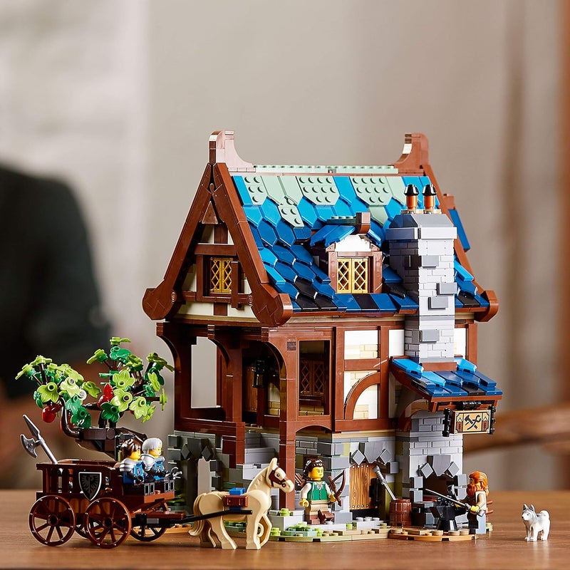 LEGO Ideas Medieval Blacksmith 21325 Building Blocks Toy Set (2,164 Pieces) - Image 3