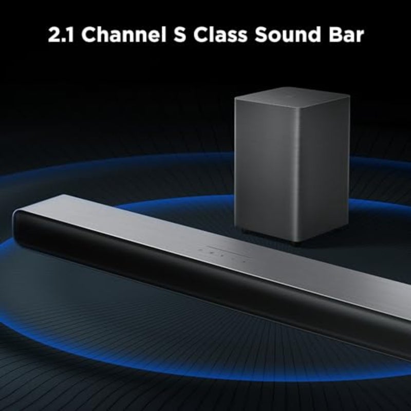 شريط صوت للمسرح المنزلي بهيكل من الألومنيوم ولمسة نهائية سوداء ونظام Dolby Atmos وDTS Virtual:X لتجربة صوتية غامرة - Image 2