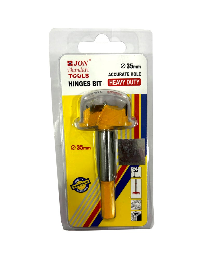 Jon Bhandari Tools 35mm Self Centering Hinge Drill Bit – Spring-Loaded Precision Drilling for Wood, Plywood, Metal & Plastic – Accurate Hole Cutter for Cabinets, Doors & Furniture - Image 4