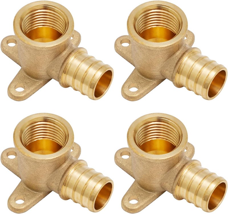 SUNGATOR 4-Pack PEX 3/4" x 1/2" Female NPT Drop Ear Elbow, from PEX to Threaded Pipe - Image 1