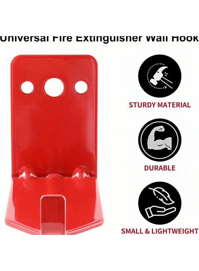 4PCS Fire Extinguisher Mount, Fire Extinguisher Wall Bracket, Home Fire Extinguisher Brackets Adjustable Fire Extinguishers for The House 40LB Fire Extinguisher Bracket Screws - Firepla - Image 3
