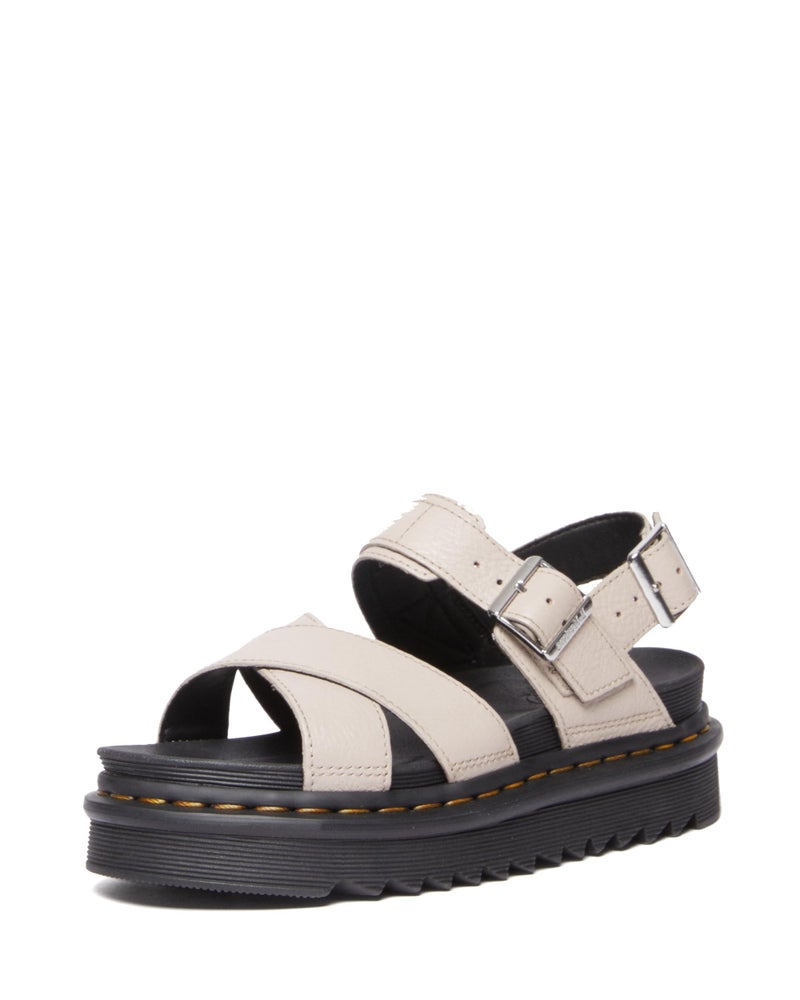 Dr. Martens Unisex Voss II, Vintage Taupe Pisa, 8 Women/7 Men - Image 1