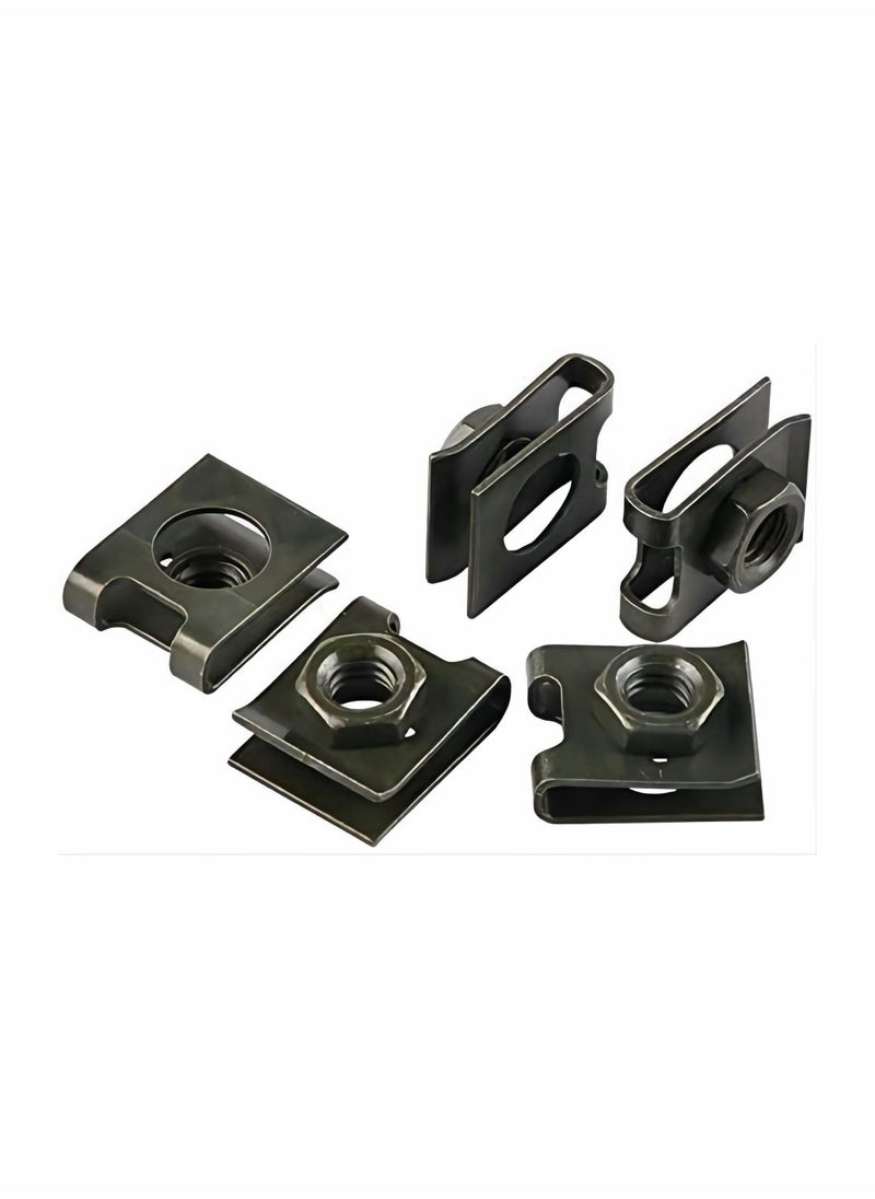 Generic - Motorcycle Fairing Bolt Kit Screws 177pcs Black Fasteners Bolts Mounting Washers Nuts Screws For Most Of Motorcycles bolt Clip Nut For Motorcycle Windscreen M5 M6 Bodywork Screws, with Storage Box - Image 1