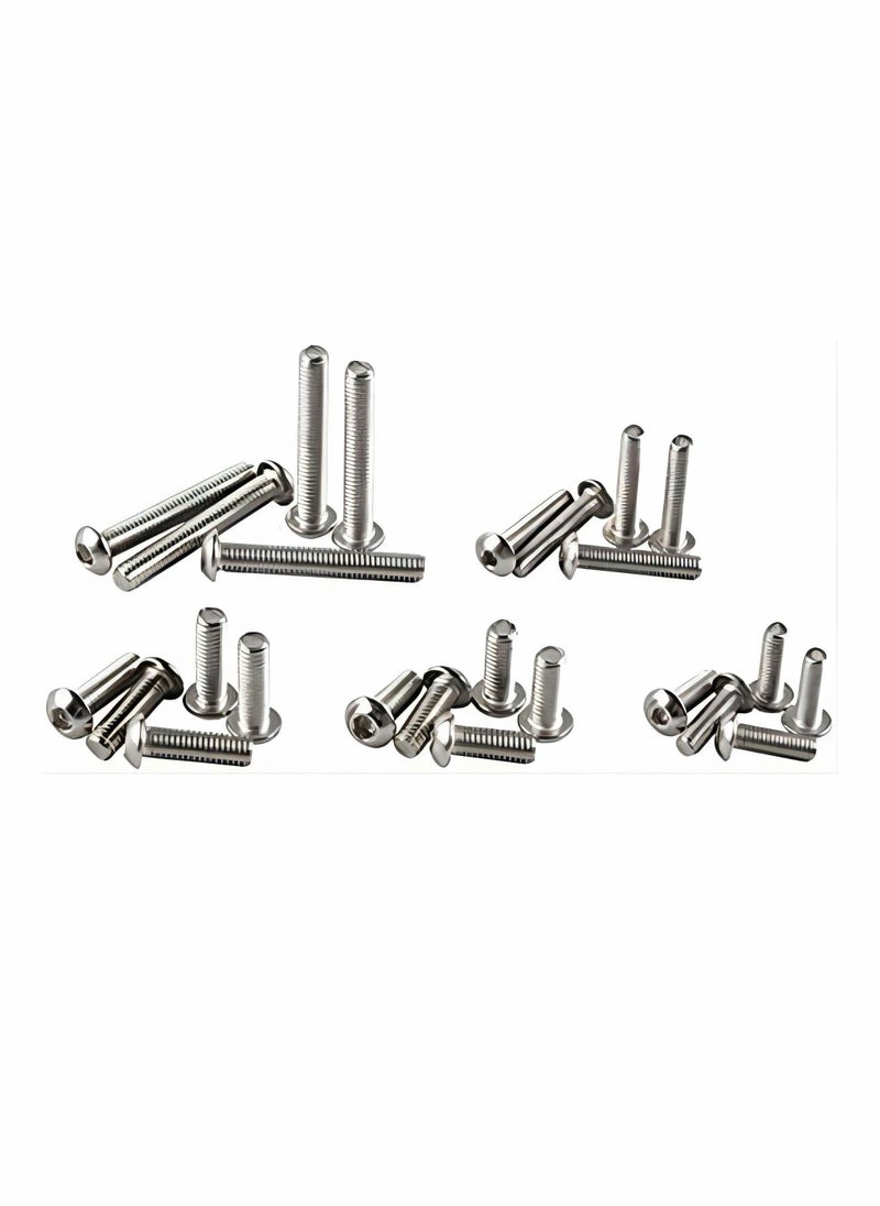 Generic - Motorcycle Fairing Bolt Kit Screws 177pcs Black Fasteners Bolts Mounting Washers Nuts Screws For Most Of Motorcycles bolt Clip Nut For Motorcycle Windscreen M5 M6 Bodywork Screws, with Storage Box - Image 1