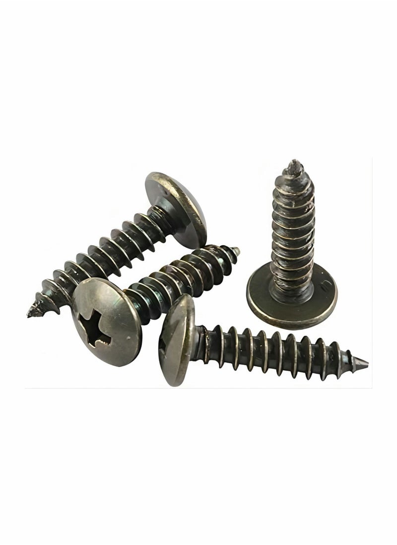 Generic - Motorcycle Fairing Bolt Kit Screws 177pcs Black Fasteners Bolts Mounting Washers Nuts Screws For Most Of Motorcycles bolt Clip Nut For Motorcycle Windscreen M5 M6 Bodywork Screws, with Storage Box - Image 1