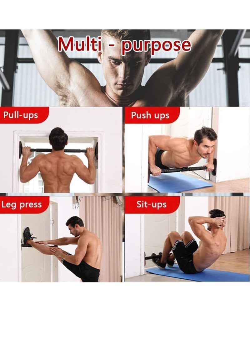Spall Full Upper Body Workout Assistance  Our home gym bar allows you to perform a variety of upper body strengthening exercises suc as pull ups chin ups sit ups leg and knee raises hanging crunches and L s - Image 4