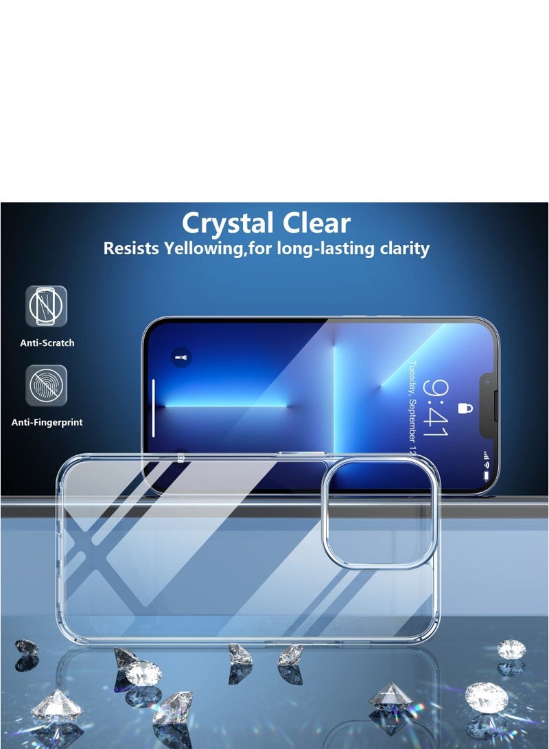 iPhone 14 Pro Max Case Ultra [Slim Thin] Scratch Resistant TPU Rubber Soft Silicone Protective Crystal Clear Case Cover for iPhone 14 Pro Max(Clear) - Image 3