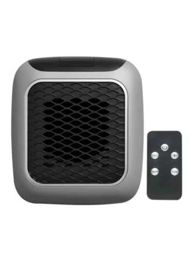 EVEREEN Wall Mounted Electric Fan Heater, Electric Heater, Compact Small Warmer, 800W PTC Ceramic Technology Rapid Heating, Thermostat Fast Heating, Ultra Quiet Small Safe Space Heater for Office Home Room - Image 2