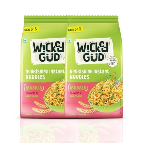 WickedGud Masala Noodles (207gm x 2) - Image 1
