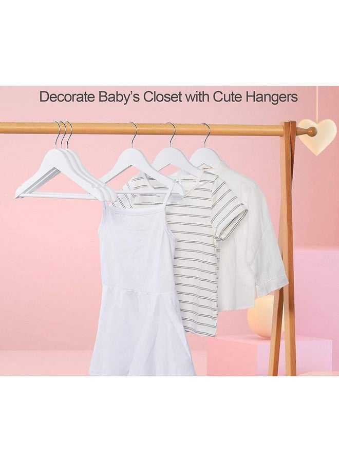 Evolluxi Evolluxi Lotus Wooden Hangers, Solid Wood Shirt Hangers,Dress Coat Jacket Clothes Hangers,with Extra Smooth Finish, 360 Degree Swivel Hook(Retro) (White, 24)  - Image 3
