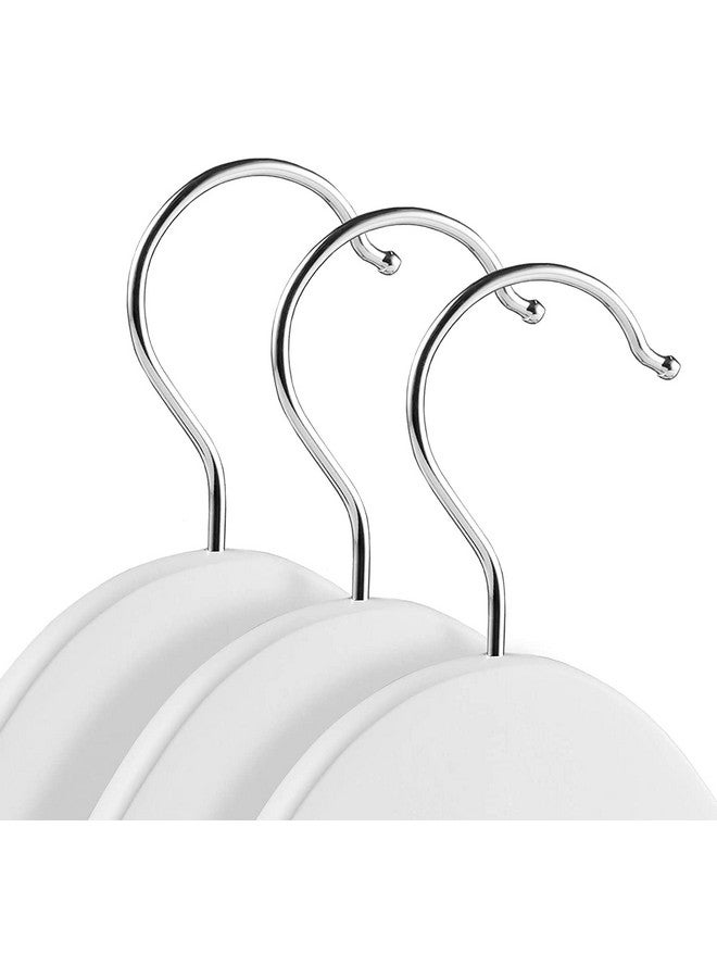 Evolluxi Evolluxi Lotus Wooden Hangers, Solid Wood Shirt Hangers,Dress Coat Jacket Clothes Hangers,with Extra Smooth Finish, 360 Degree Swivel Hook(Retro) (White, 24)  - Image 4